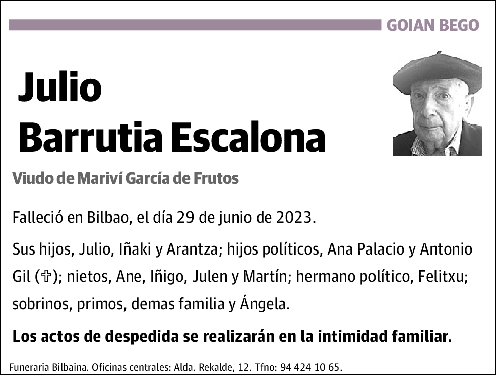 Julio Barrutia Escalona