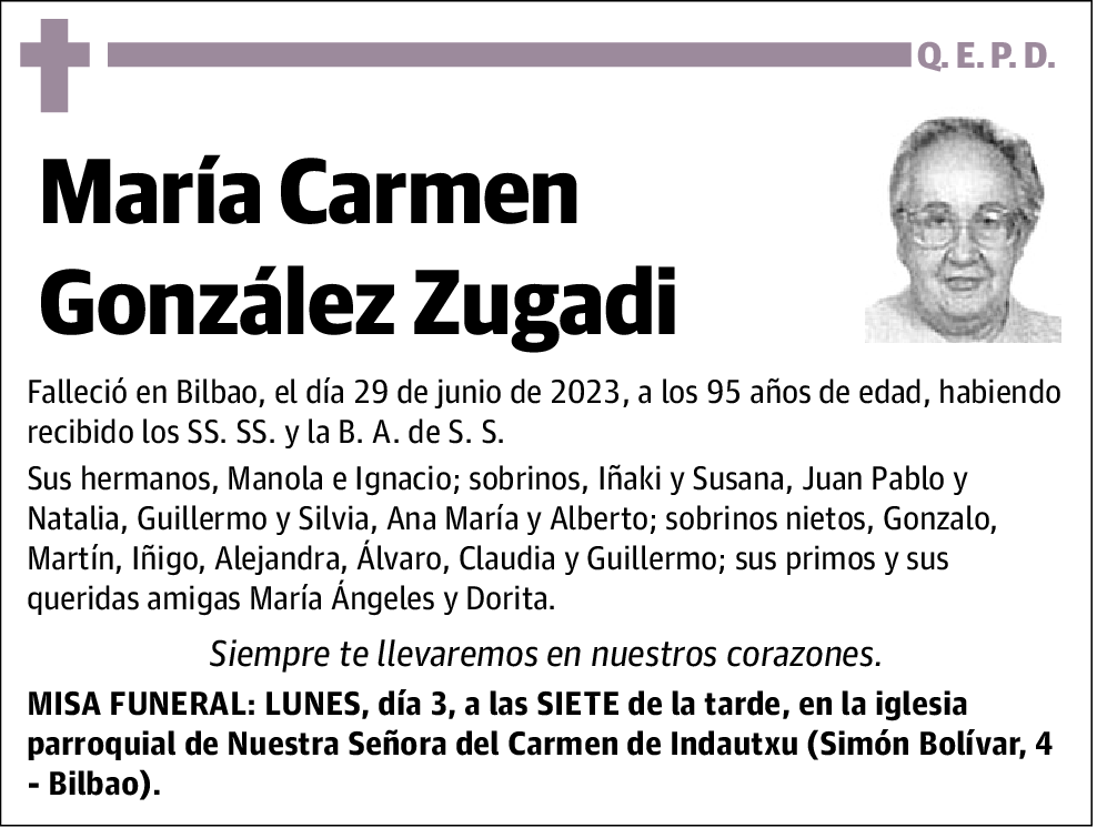 María Carmen González Zugadi