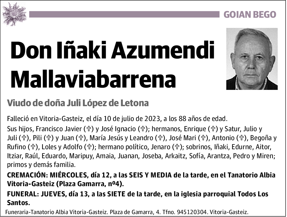 Iñaki Azumendi Mallaviabarrena
