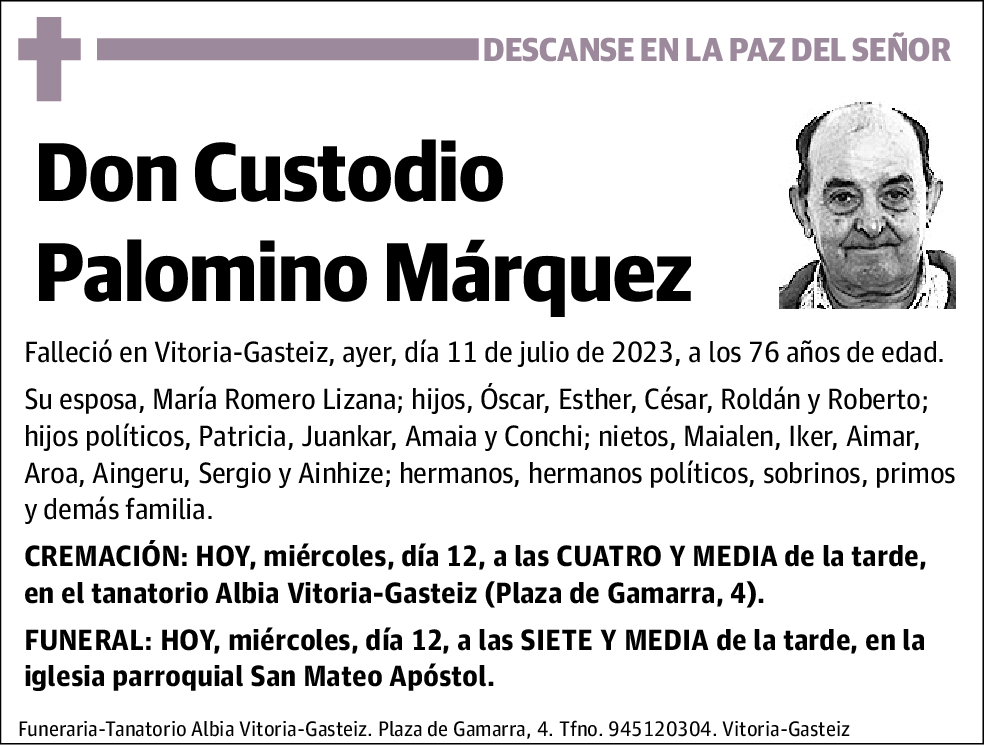 Custodio Palomino Márquez