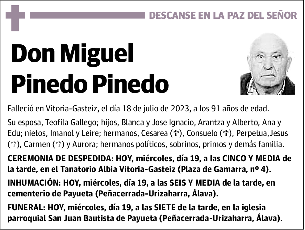 Miguel Pinedo Pinedo