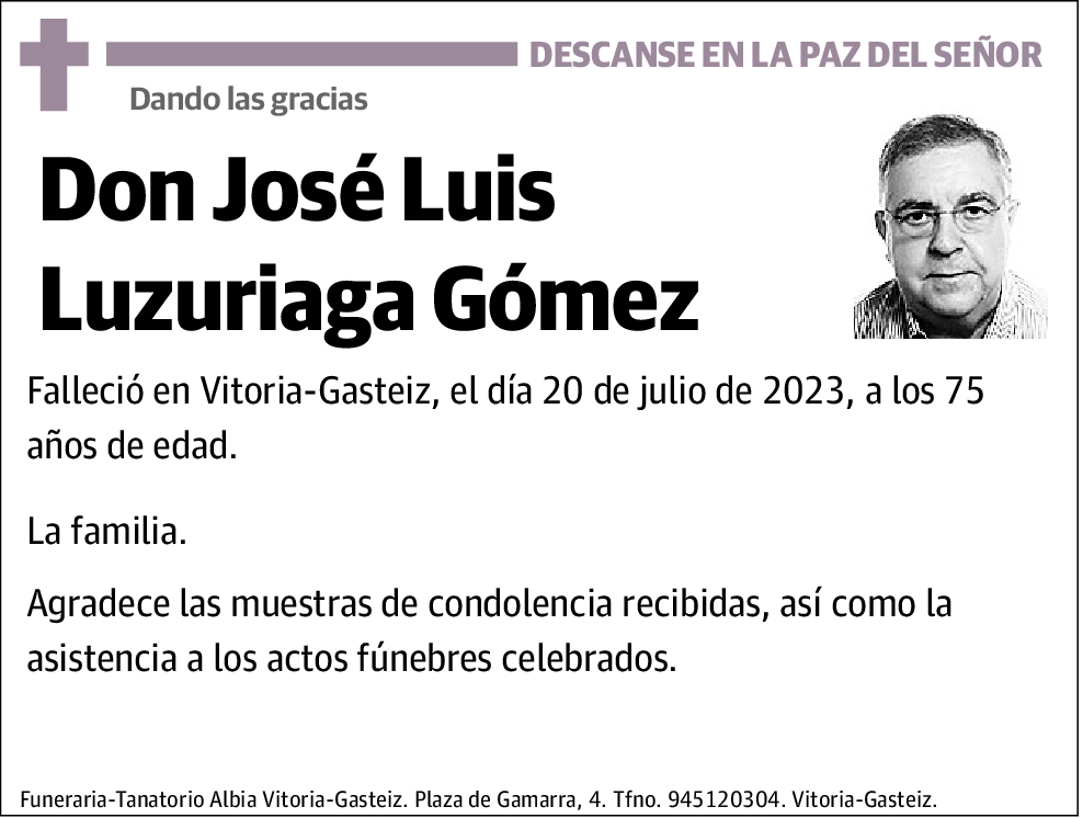 José Luis Luzuriaga Gómez