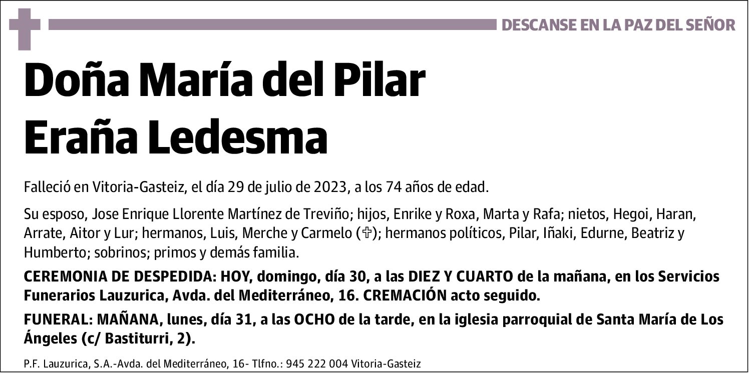 María del Pilar Eraña Ledesma