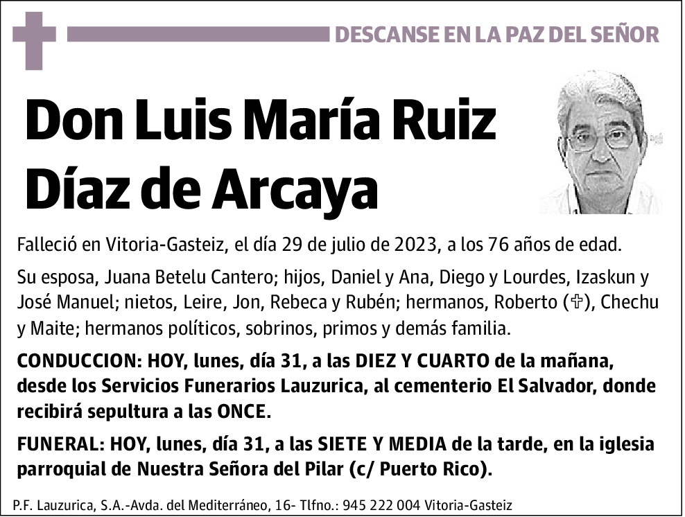 Luis María Ruiz Díaz de Arcaya