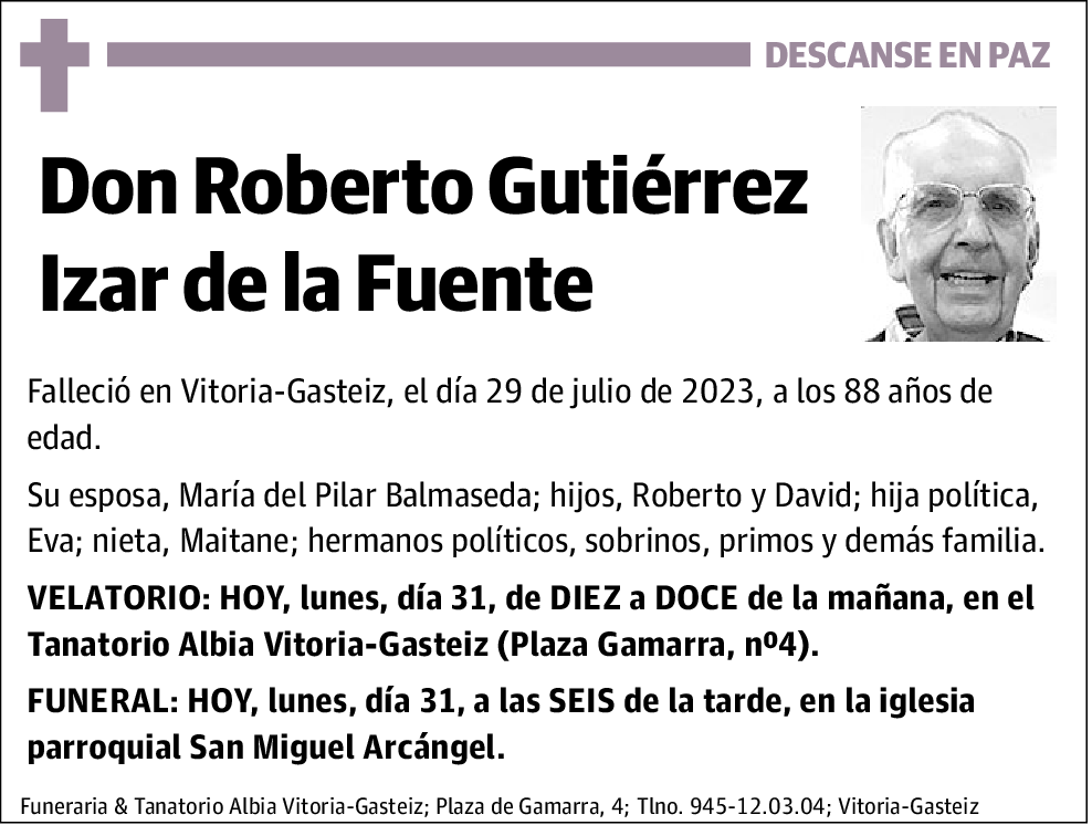 Roberto Gutiérrez Izar de la Fuente