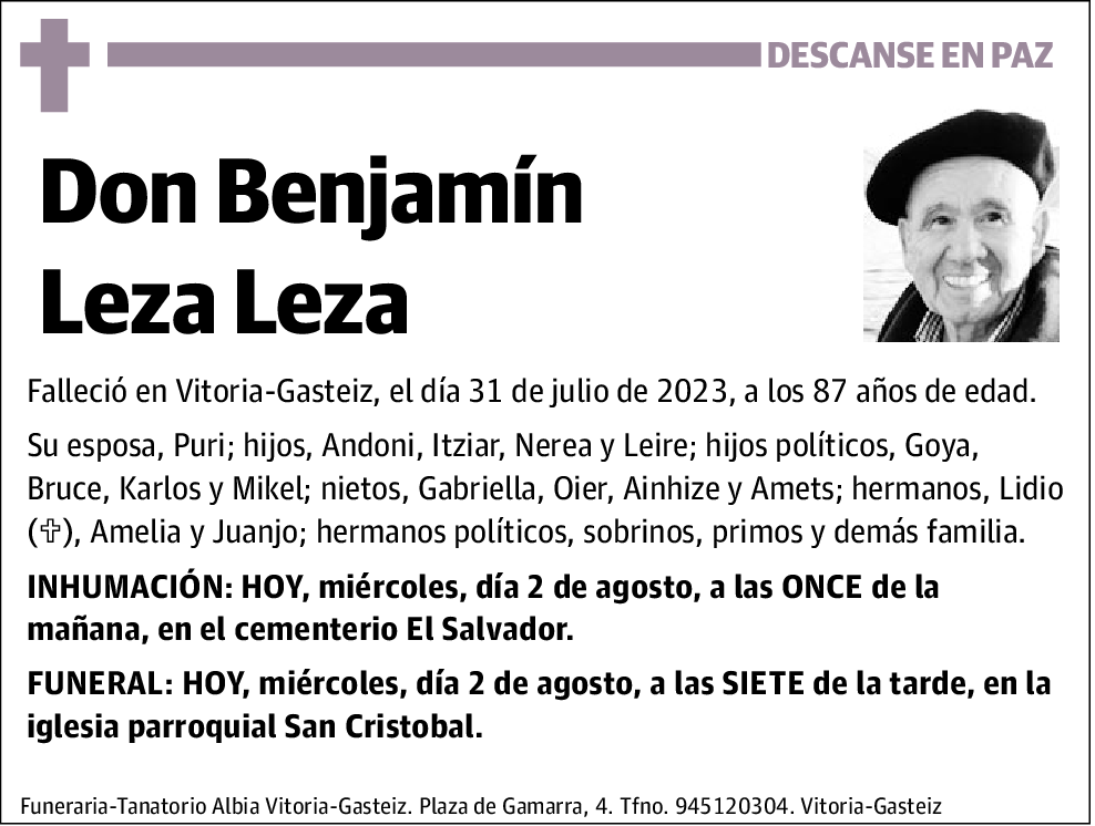 Benjamín Leza Leza