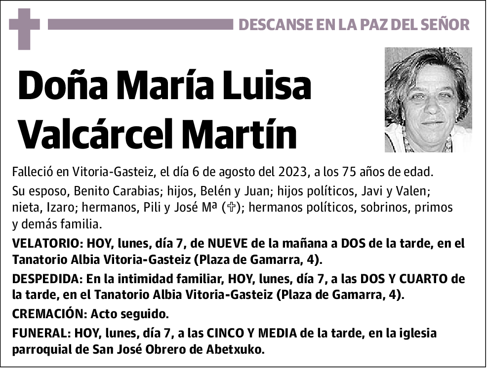 María Luisa Valcárcel Martín