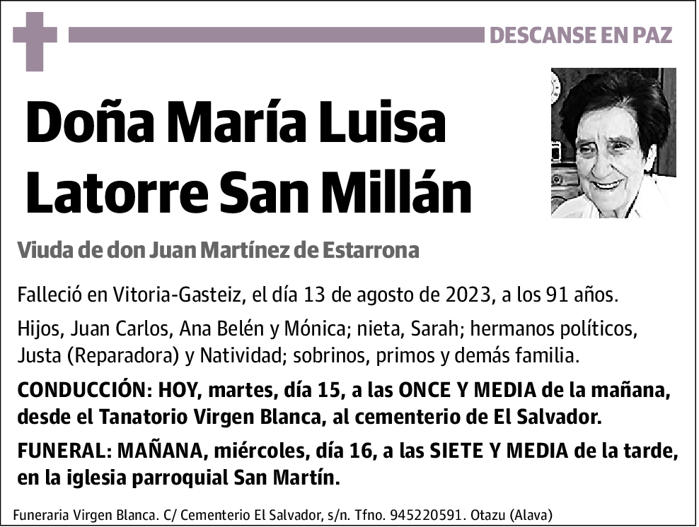 María Luisa Latorre San Millán