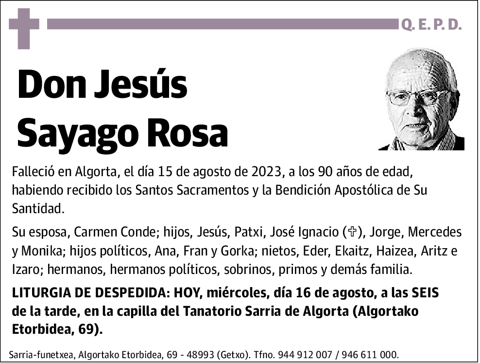 Jesús Sayago Rosa