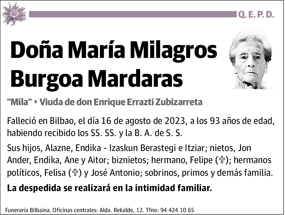 María Milagros Burgoa Mardaras