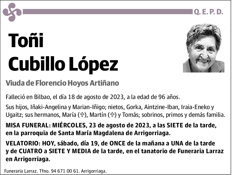 Toñi Cubillo López