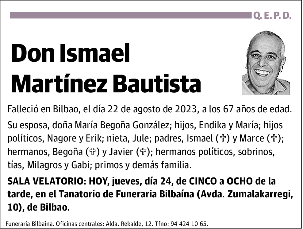Ismael Martínez Bautista