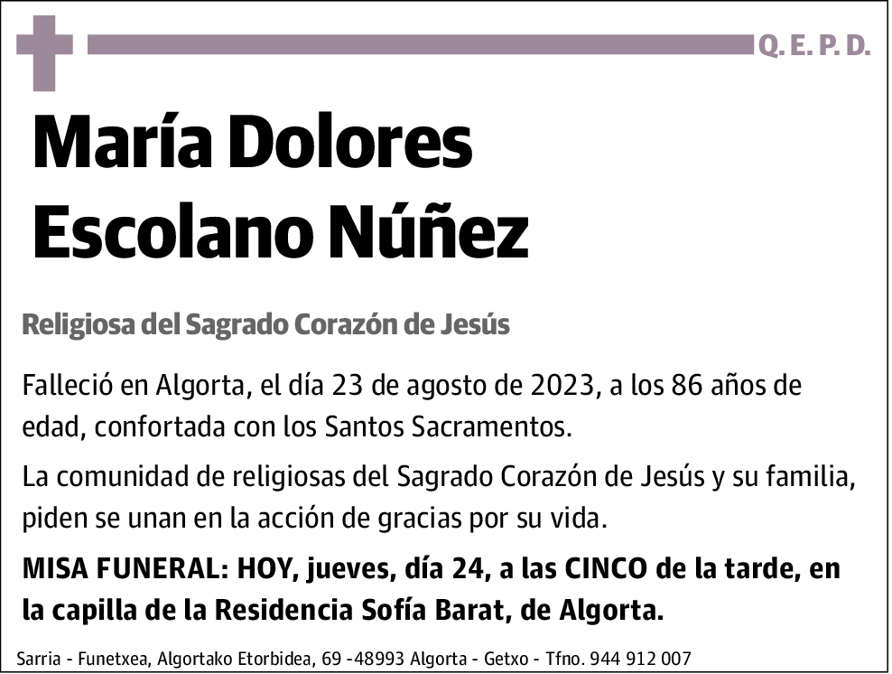 María Dolores Escolano Núñez
