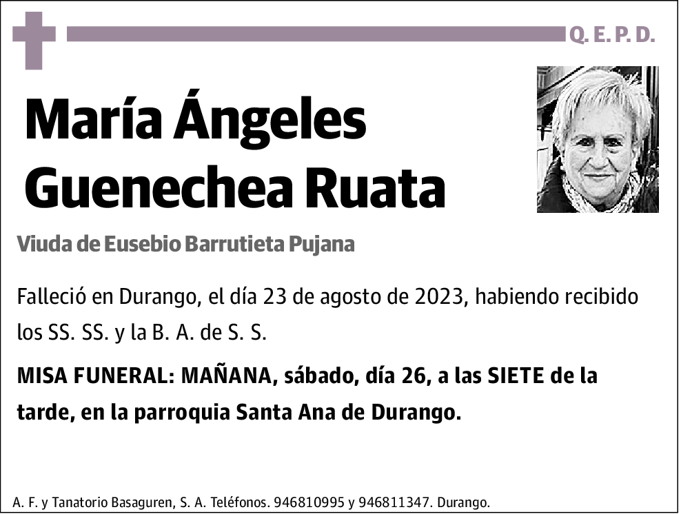 María Ángeles Guenechea Ruata