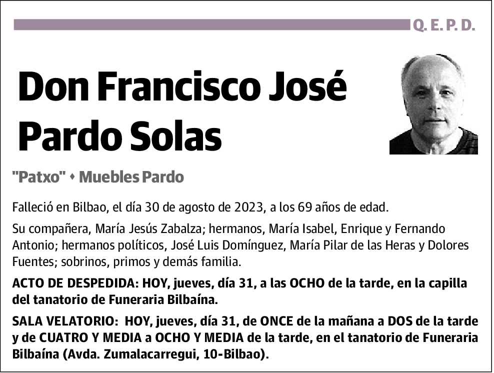 Francisco José Pardo Solas
