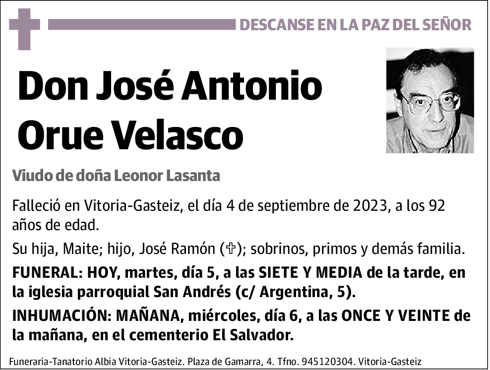 Jose Antonio Orue Velasco