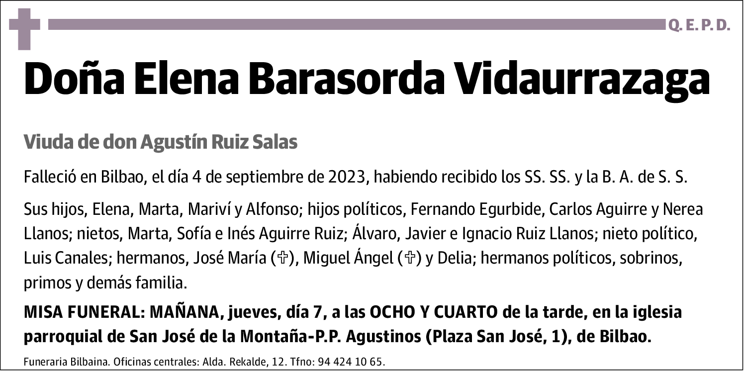 Elena Barasorda Vidaurrazaga