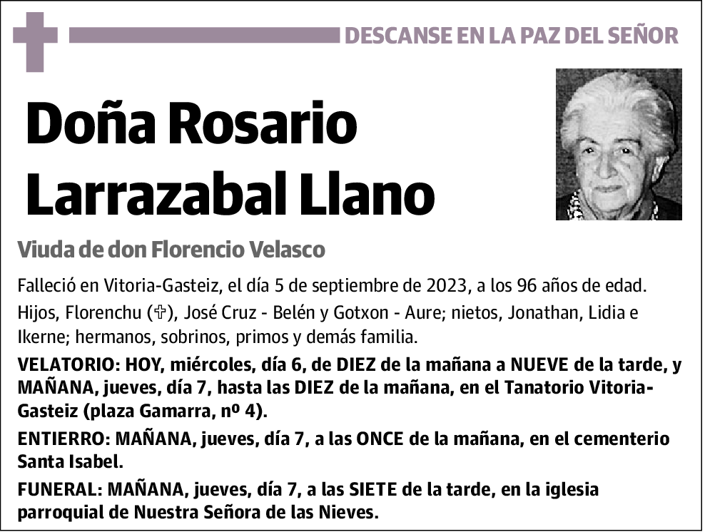 Rosario Larrazabal Llano