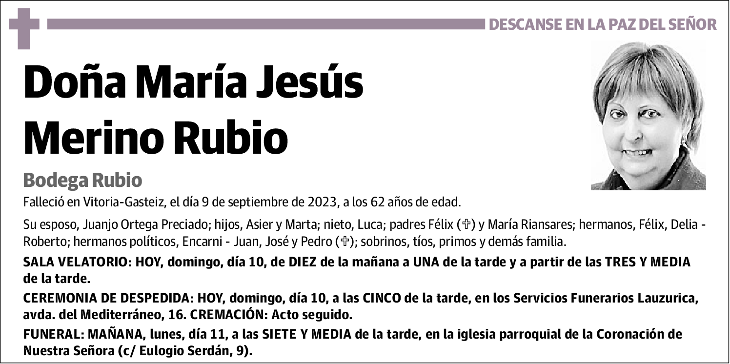 María Jesús Merino Rubio