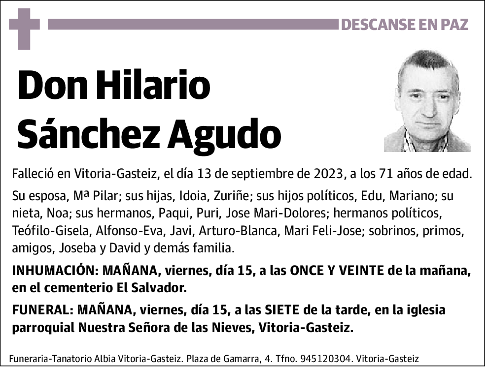 Hilario Sánchez Agudo