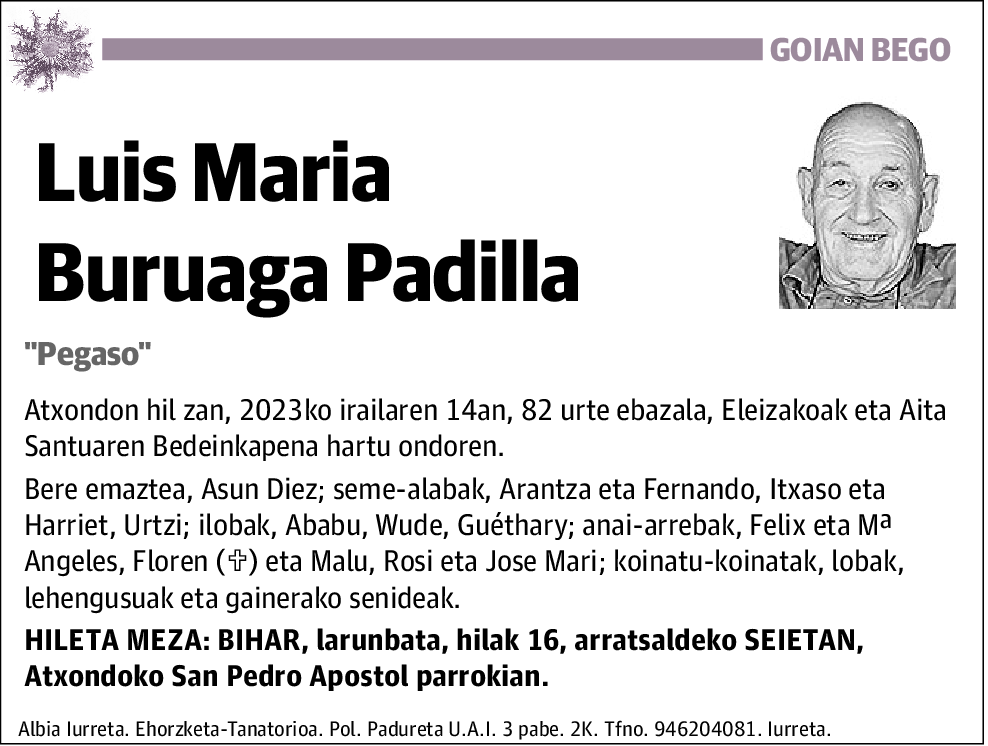Luis Maria Buruaga Padilla