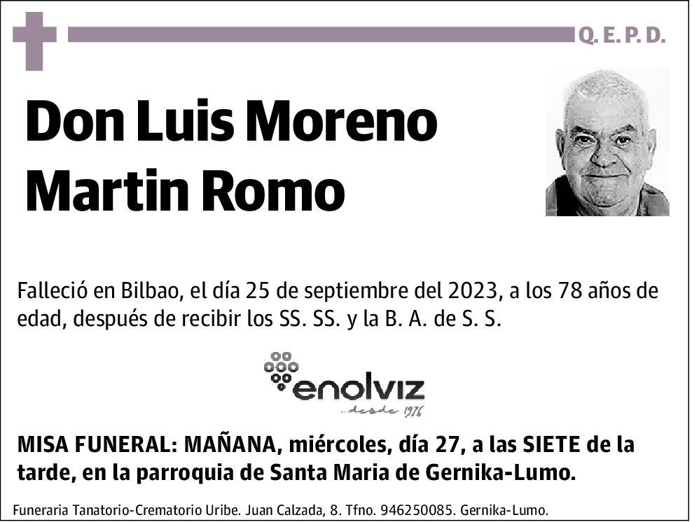 Luis Moreno Martin Romo