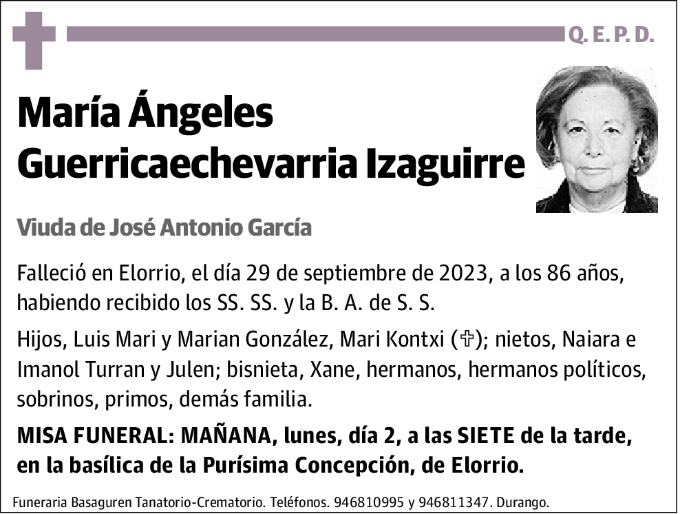 María Ángeles Guerricaechevarria Izaguirre
