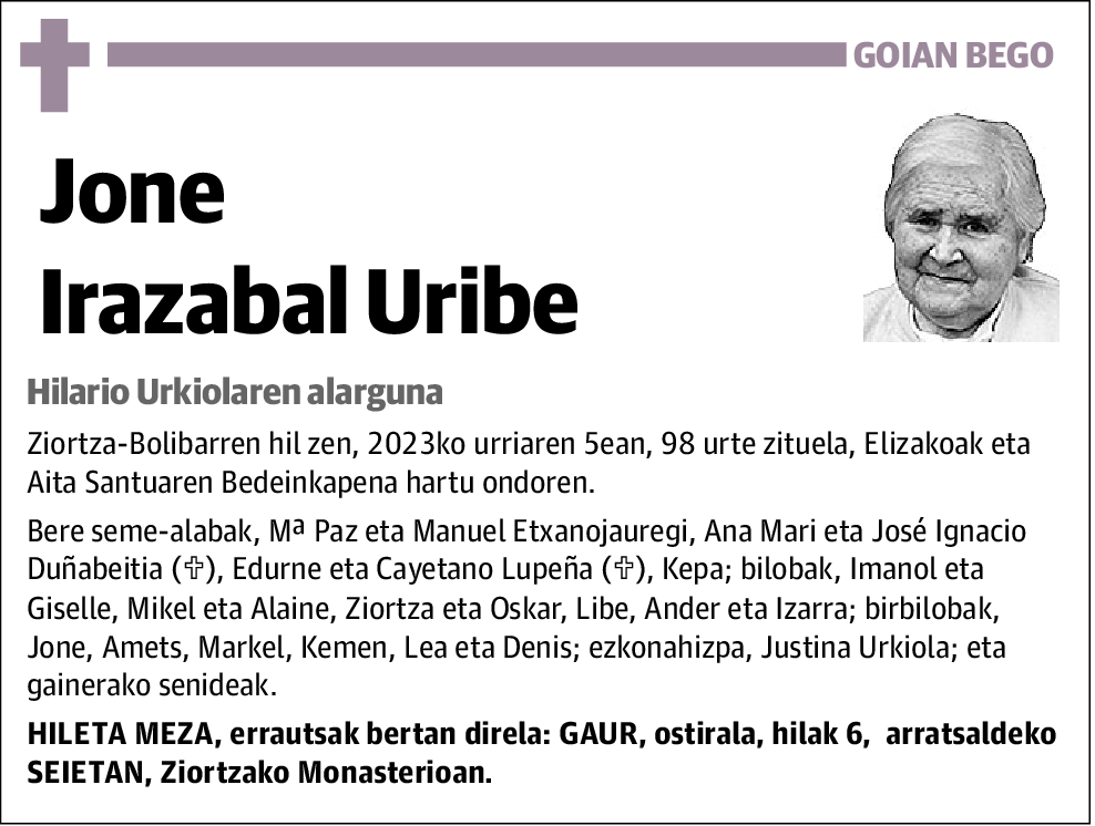 Jone Irazabal Uribe