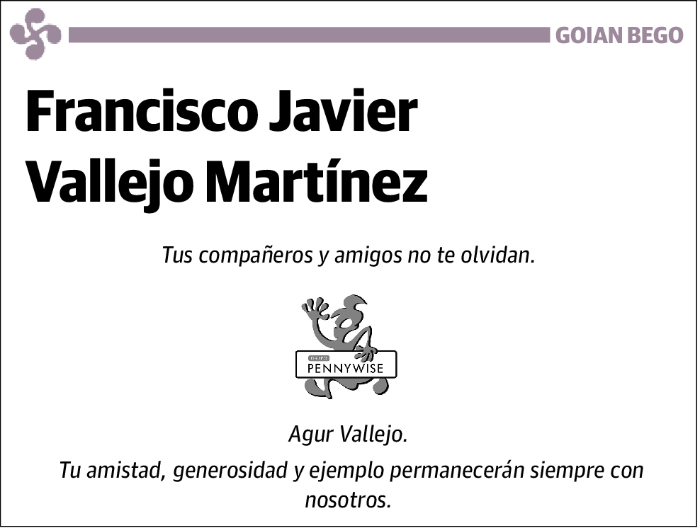 Francisco Javier Vallejo Martínez