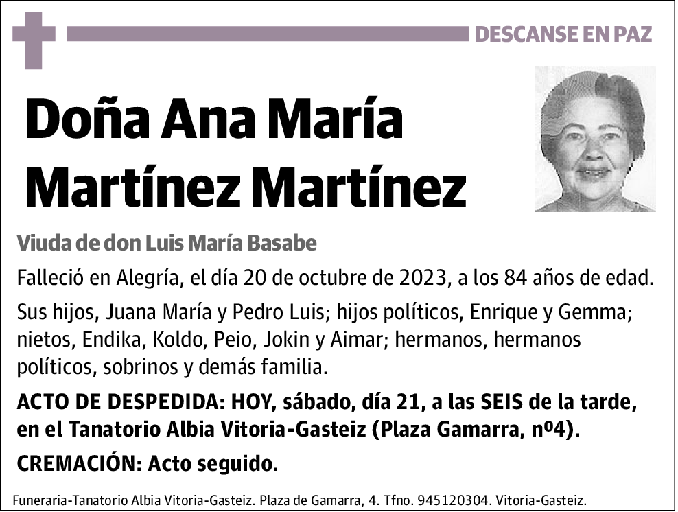 Ana María Martínez Martínez