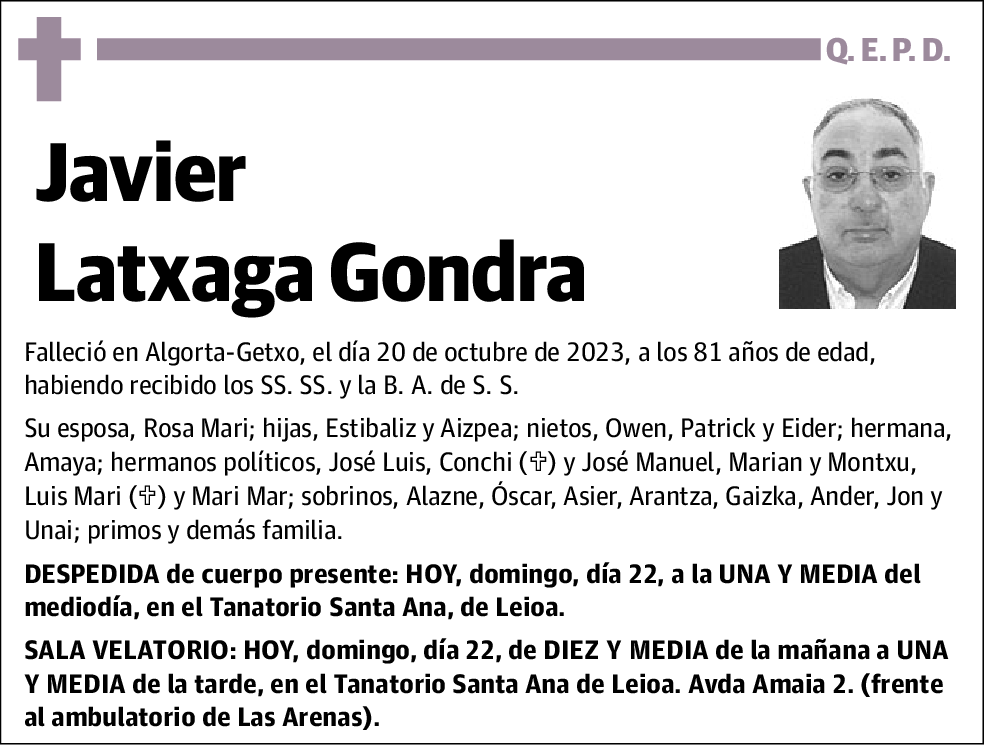 Javier Latxaga Gondra