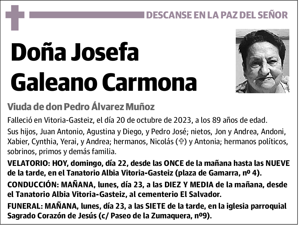 Josefa Galeano Carmona