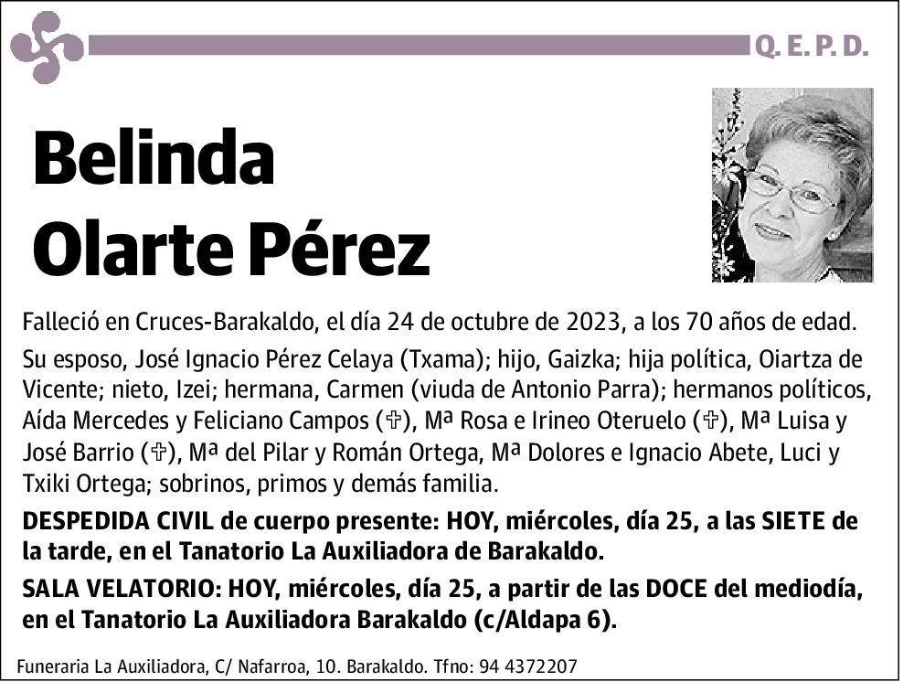 Belinda Olarte Pérez