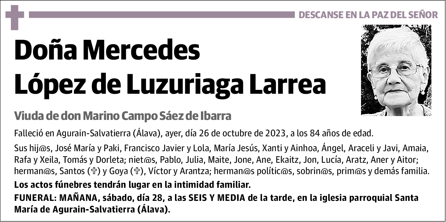 Mercedes López de Luzuriaga Larrea