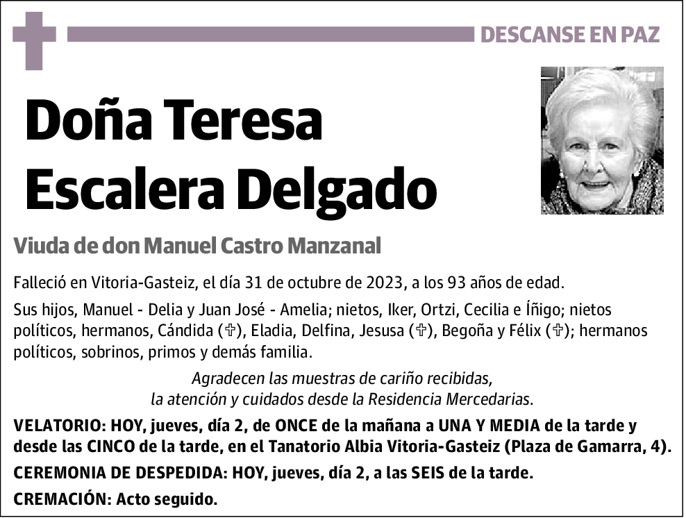 Teresa Escalera Delgado