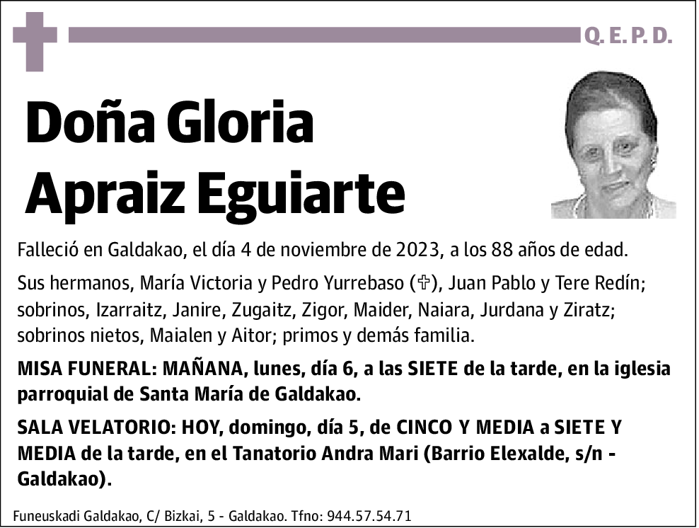 Gloria Apraiz Eguiarte
