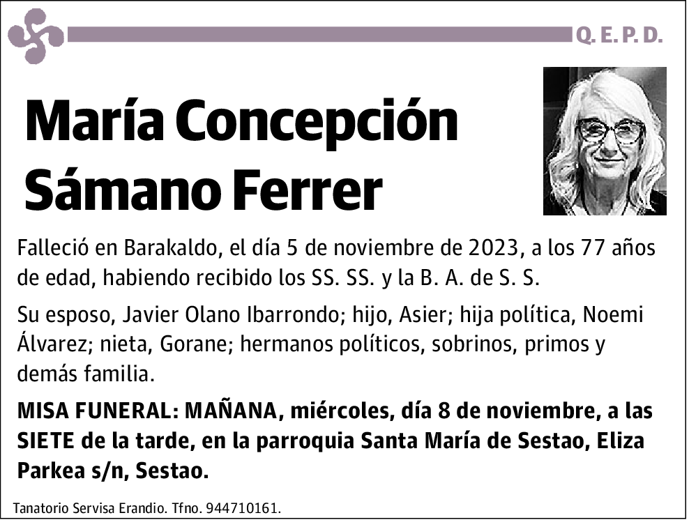María Concepción Sámano Ferrer