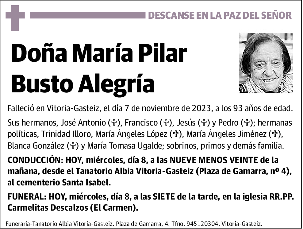 María Pilar Busto Alegría