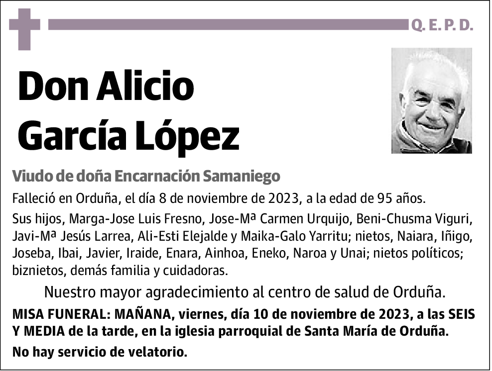 GARCÍA LÓPEZ,ALICIO