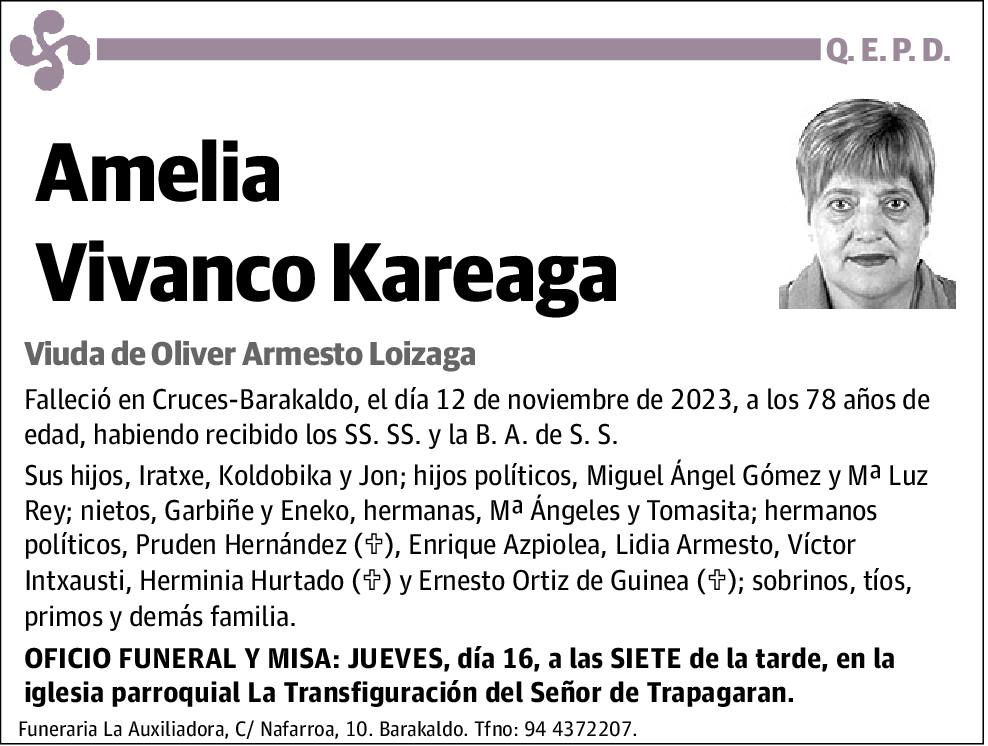 Amelia Vivanco Kareaga