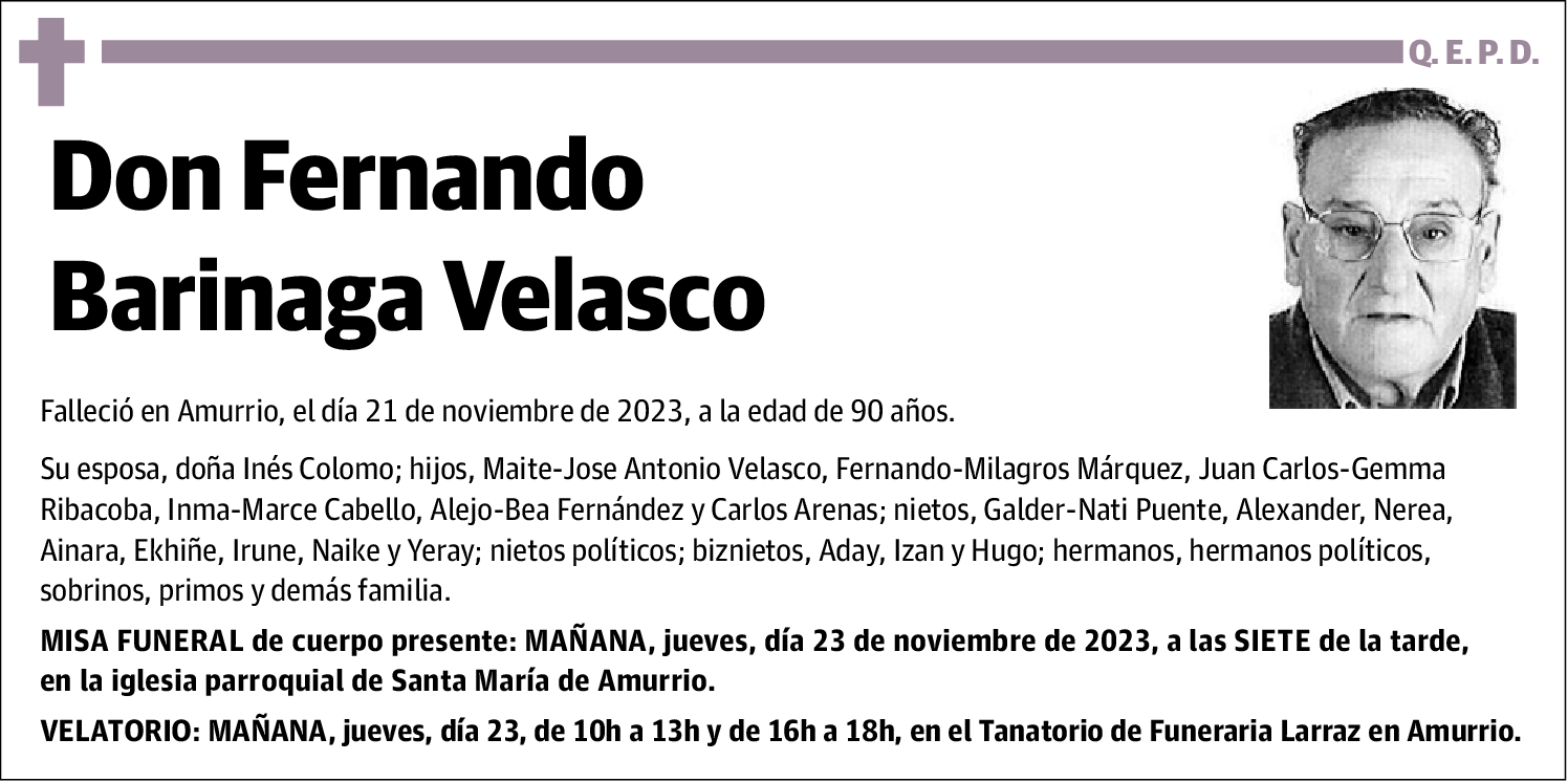 Fernando Barinaga Velasco