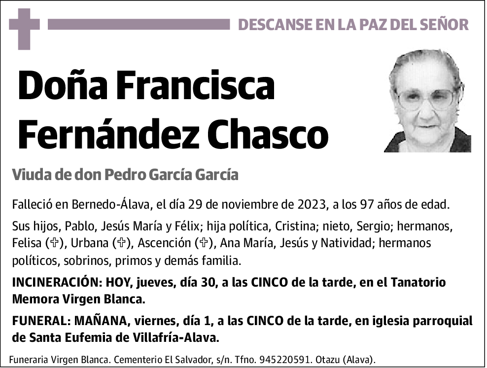 Francisca Fernández Chasco