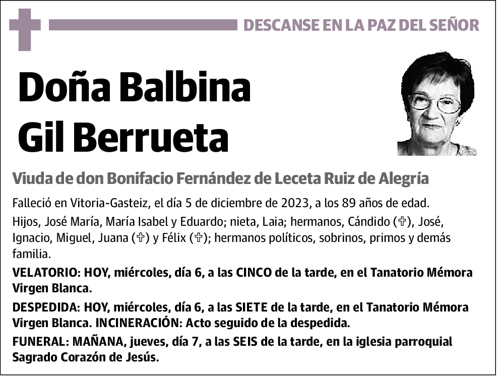 Balbina Gil Berrueta