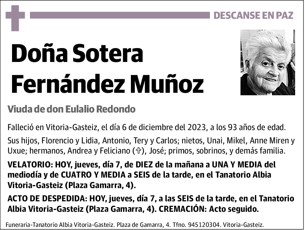 Sotera Fernández Muñoz
