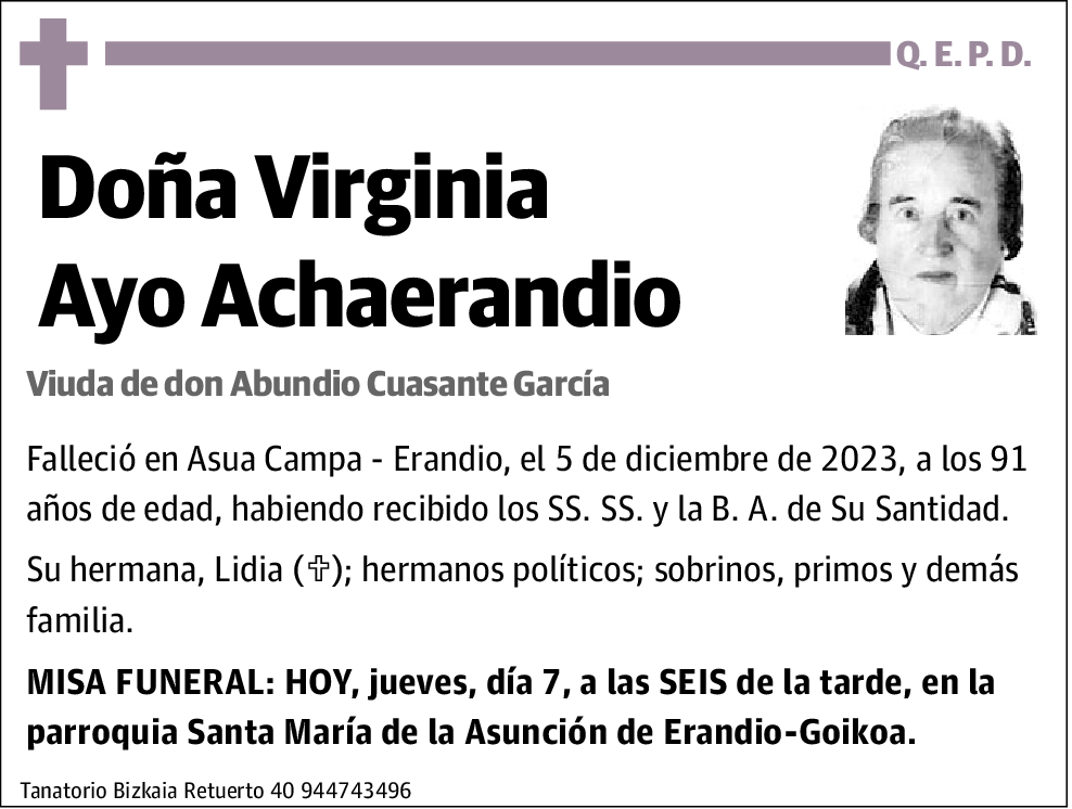 Virginia Ayo Achaerandio