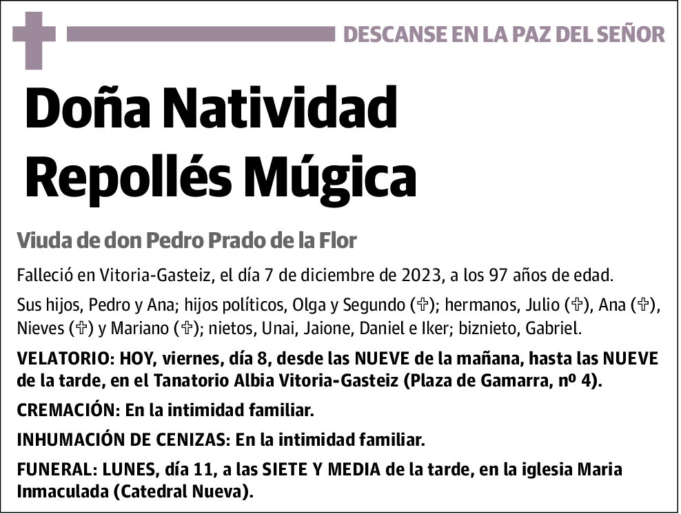 Natividad Repollés Múgica