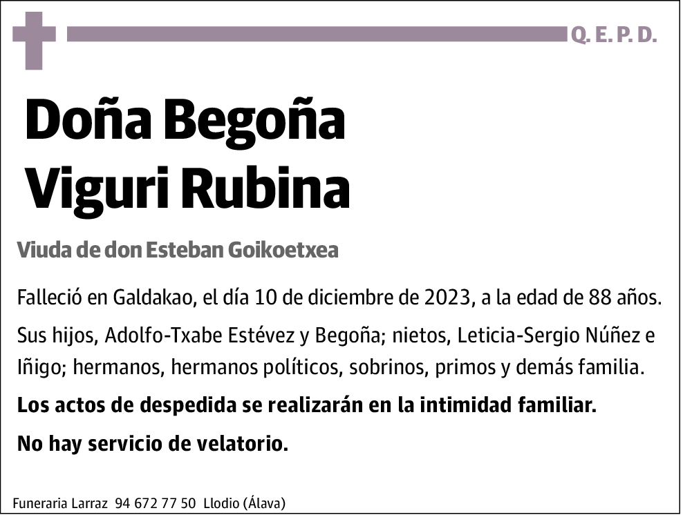 Begoña Viguri Rubina