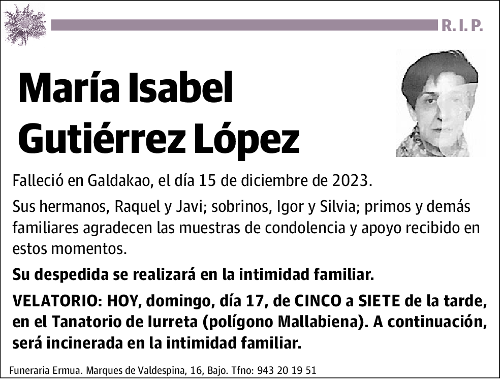 María Isabel Gutiérrez López