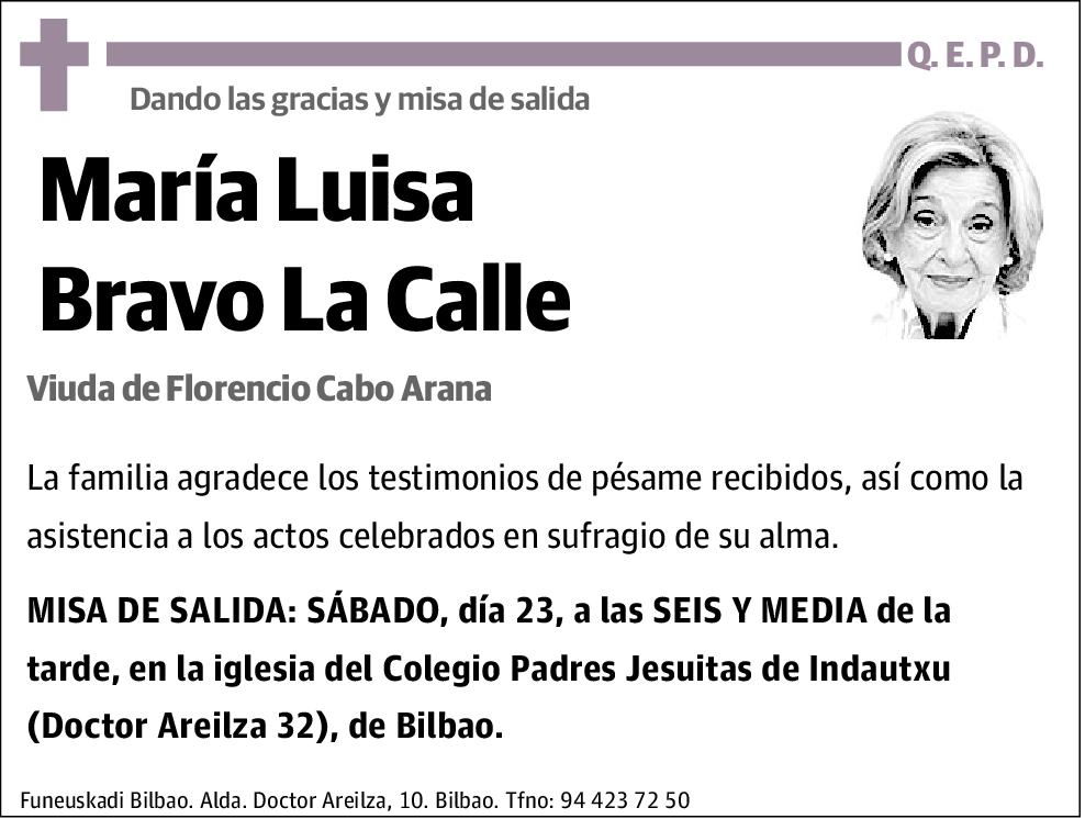 María Luisa Bravo La Calle