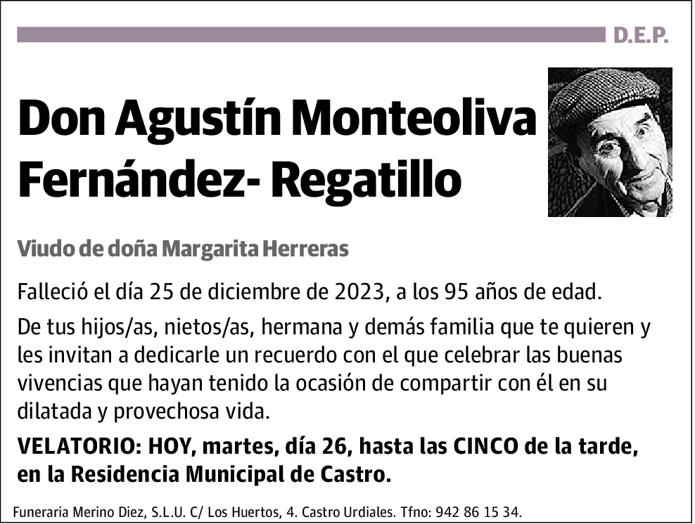 Agustín Monteoliva Fernández-Regatillo